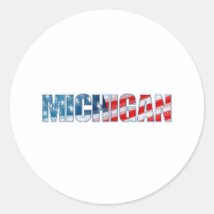 Michigan Classic Round Sticker