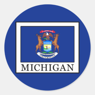 Michigan Classic Round Sticker