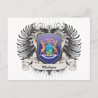 Michigan Crest Postcard