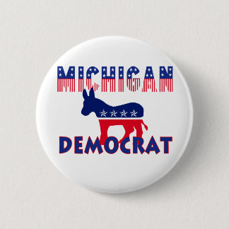 Michigan Democrat 2 Inch Round Button