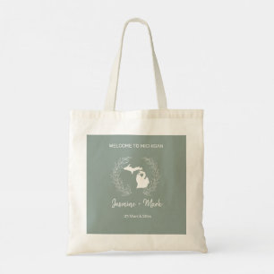 Michigan Destination Wedding Welcome  Tote Bag