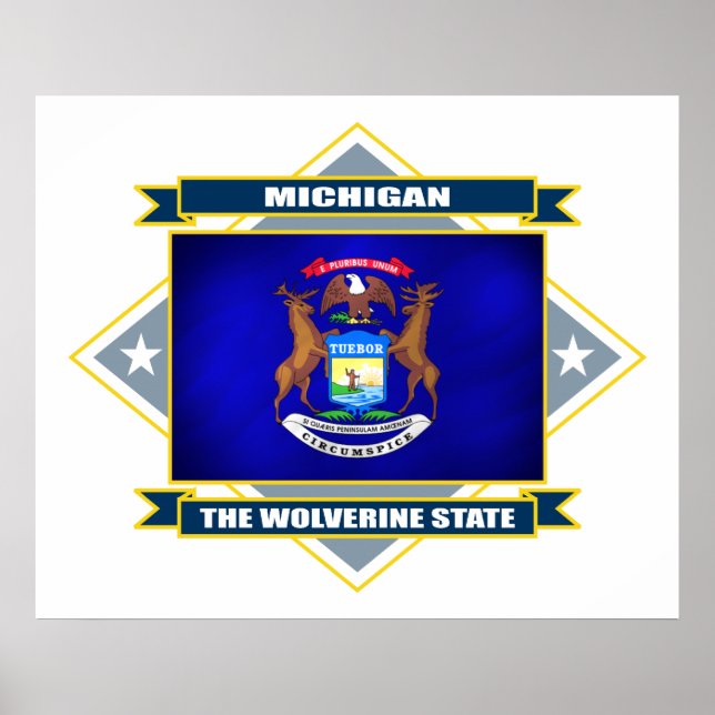 Michigan Diamond Poster (Front)