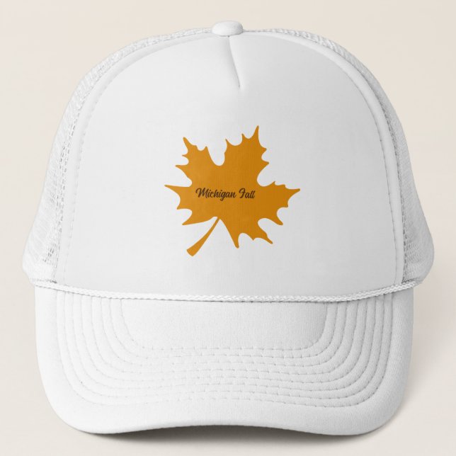 Michigan Fall Trucker Hat (Front)