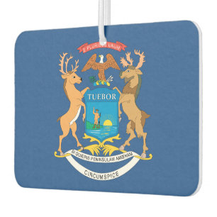 MICHIGAN Flag - Air Freshener