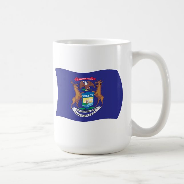 Michigan Flag Mug (Right)