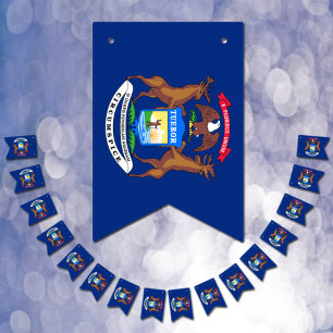 Michigan Flag Party, bunting Banners / Weddings