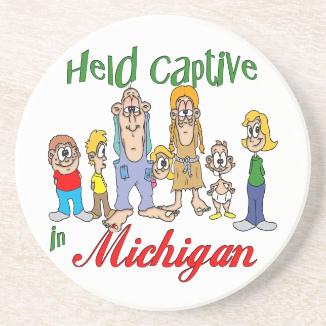 Michigan Funny Trailer Park Dessous de verre Sands (Devant)