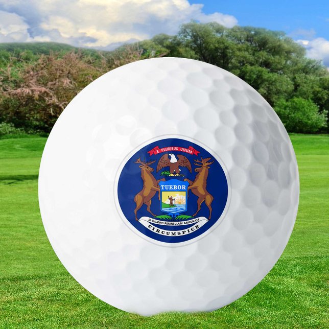 Michigan Golf Balls, state Flag / Patriots Balls (Creator Uploaded)
