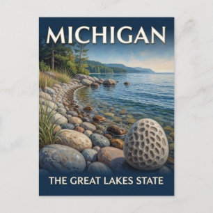 Michigan Great Lakes Shoreline 🌊 Postcard