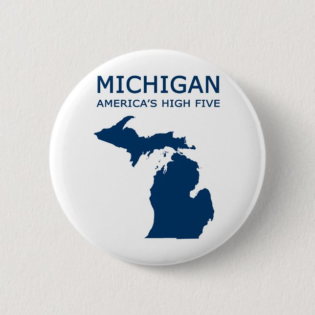 Michigan H5 2 Inch Round Button (Front)