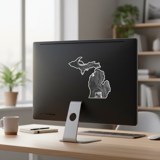 Michigan Highland Cow (Michigan Highland Cow Sticker)