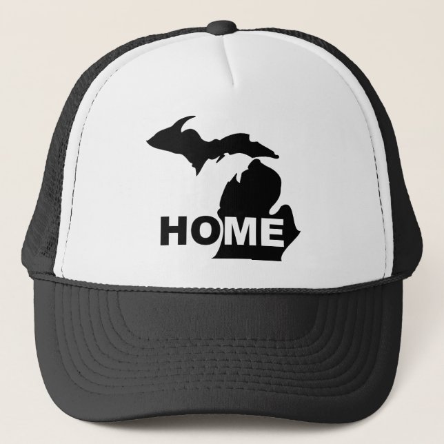 Michigan Home Away From State Ball Cap or Hat (Front)