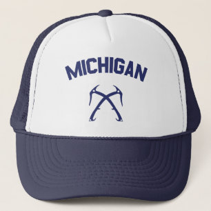 Michigan Ice Climbing Trucker Hat