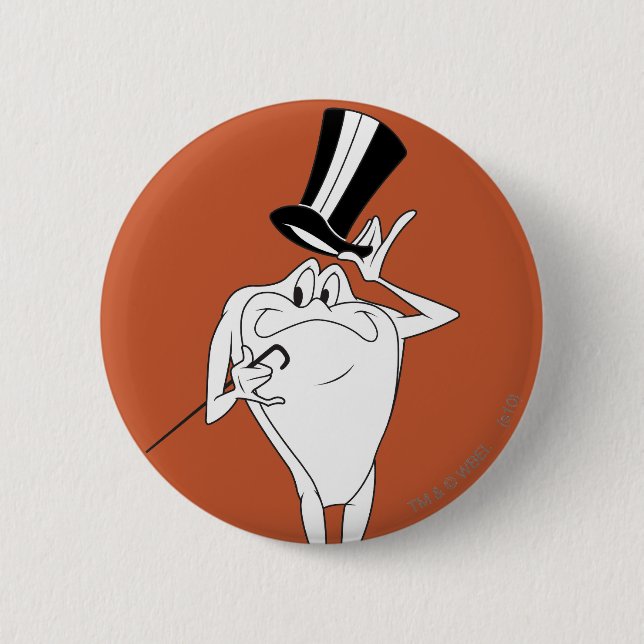 Michigan J. Frog Happy 2 Inch Round Button (Front)