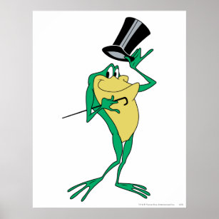 Michigan J. Frog in Colour Poster