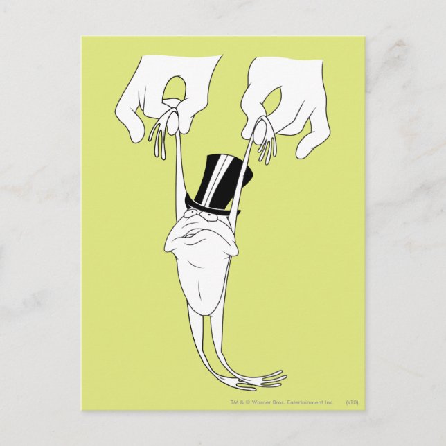 Michigan J. Frog with Help Postcard (Front)