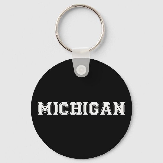 Michigan Keychain (Front)