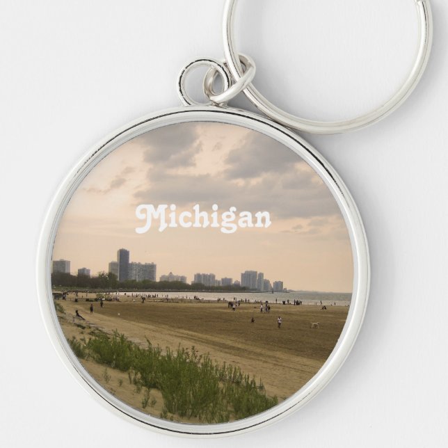 Michigan Landscape Keychain (Front)