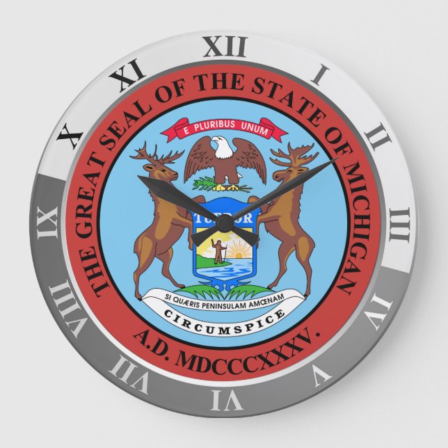 Michigan Large Clock (Front)
