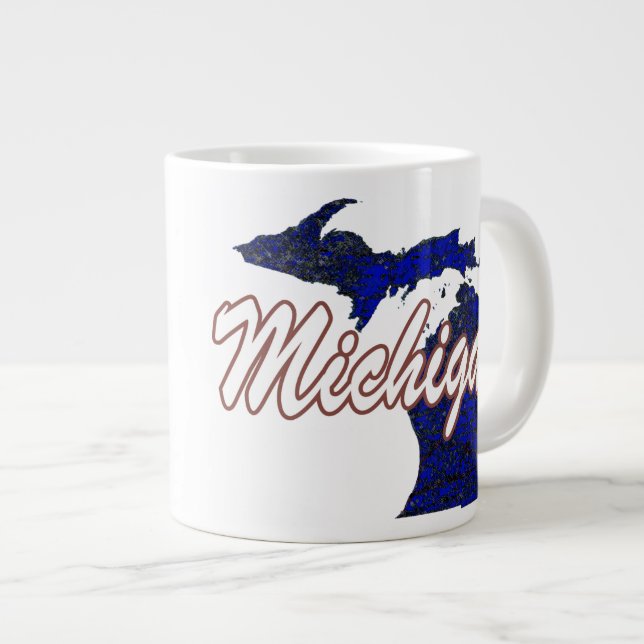 Michigan Large Coffee Mug (Front Right)