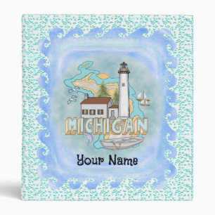 Michigan Lighthouse binder