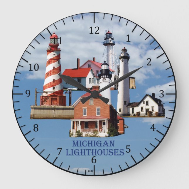 Michigan Lighthouse clock (Front)