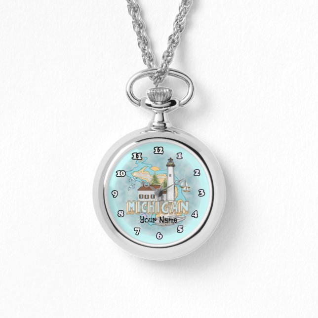 Michigan Lighthouse  watch (Front)