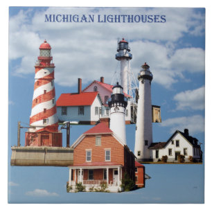 Michigan Lighthouses tile