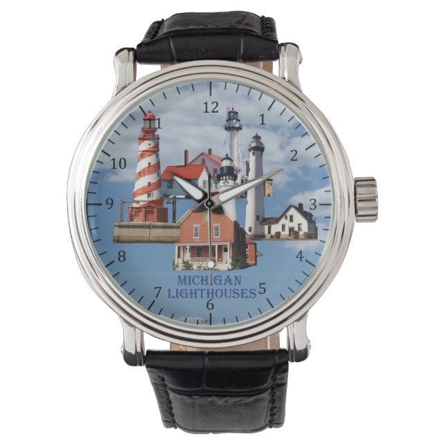Michigan Lighthouses watch (Front)