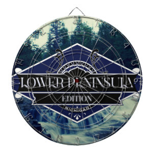 Michigan - Lower Peninsula Dart Board
