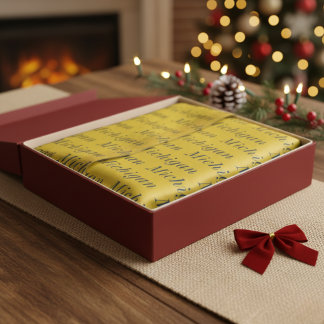 Michigan Maize and Blue  Tissue Paper