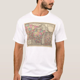 Michigan, Minnesota, and Wisconsin T-Shirt
