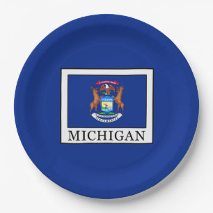 Michigan Paper Plate