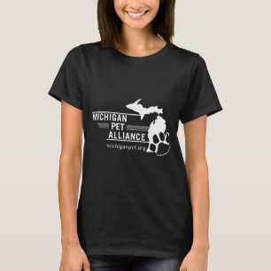 Michigan Pet Alliance Women's Basic Black T-shirts