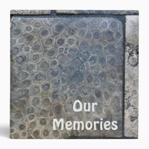 Michigan Petoskey Stone Design   Binder
