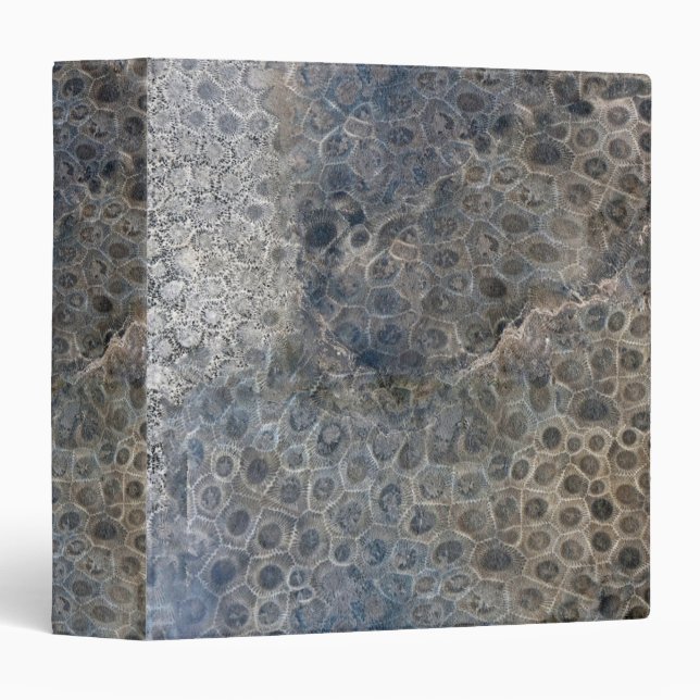 Michigan Petoskey Stone Design Binder (Front/Spine)