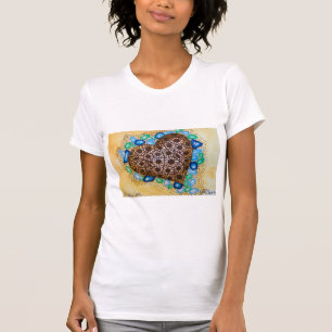 Michigan Petoskey Stone Ladies v neck t-shirt