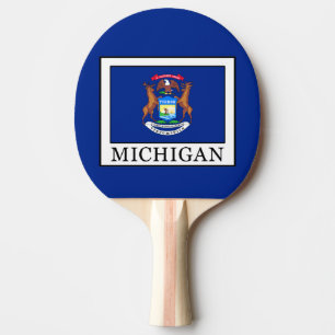 Michigan Ping Pong Paddle
