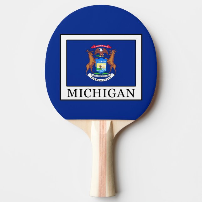 Michigan Ping Pong Paddle (Front)