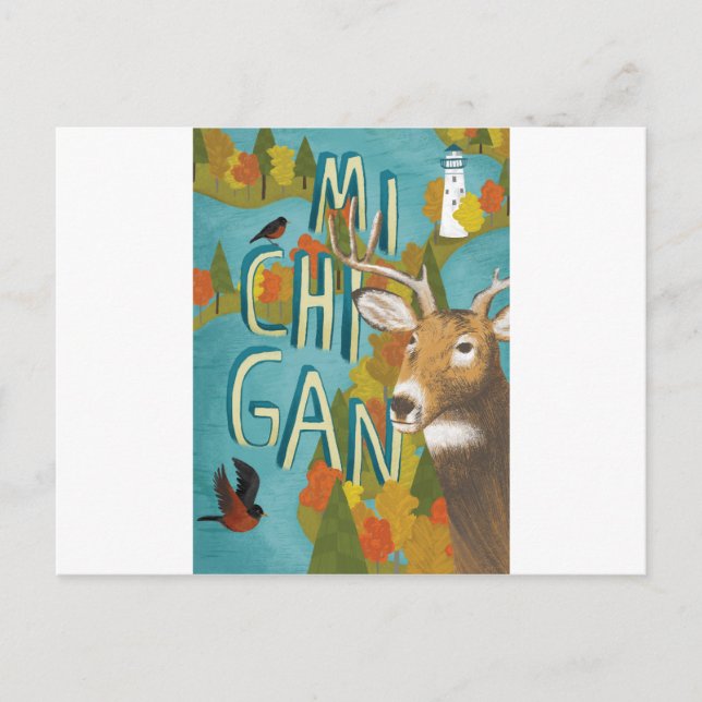 Michigan Postcard (Front)