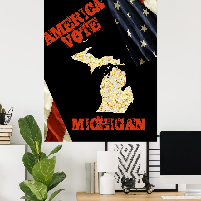MICHIGAN  POSTER (Home Office)