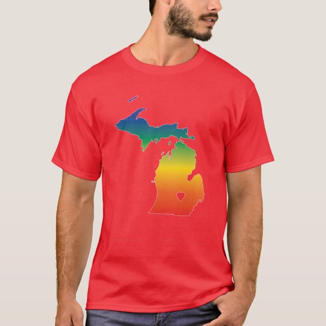 Michigan Pride Oversized 2 T-Shirt (Front)