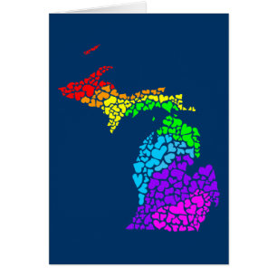 michigan pride : rainbow hearts