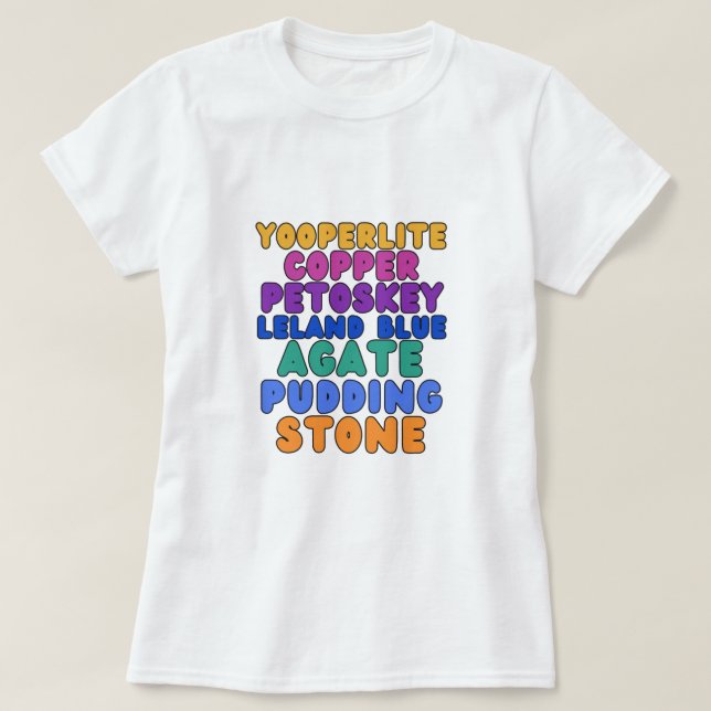 Michigan Rockhound T-shirt  (Design Front)