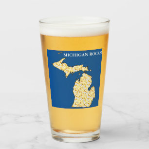 MICHIGAN ROCKS GLASS
