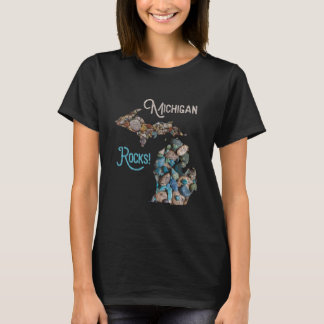 Michigan Rocks Petoskey Stone Hunting Tee Great La