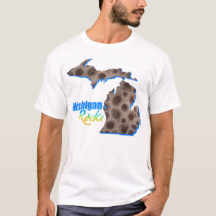 Michigan rocks Petoskey stone pattern T-Shirt