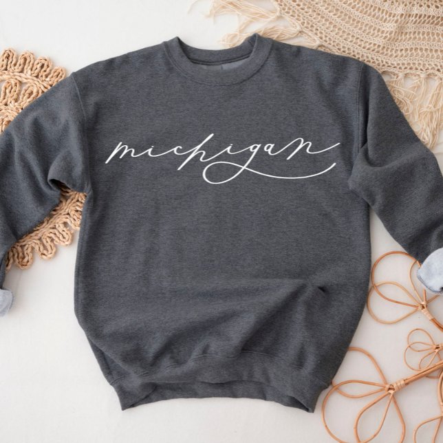 Michigan Script State Sweatshirt (Créateur téléchargé)