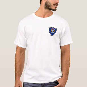 Michigan shield flag T-Shirt