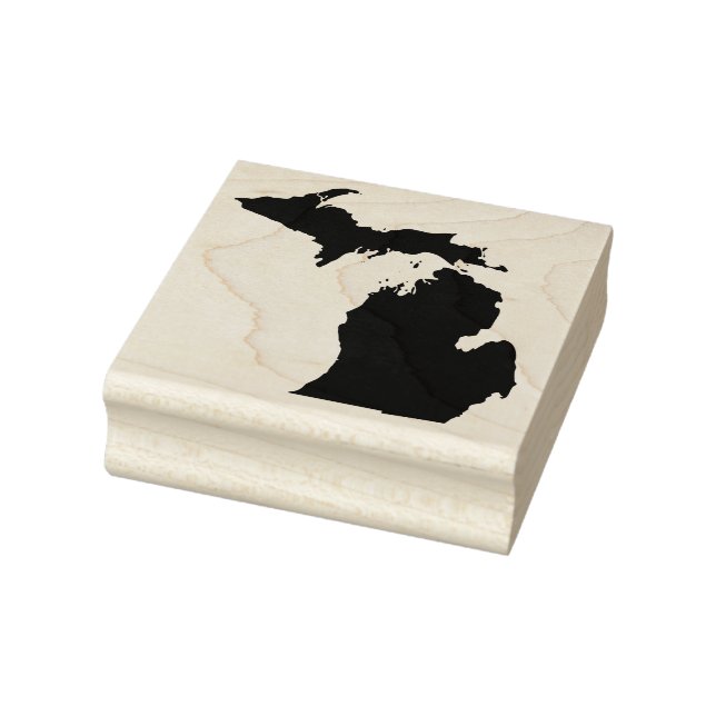 Michigan Solid Rubber Art Stamp (Stamp)
